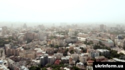 У Києві зафіксували високий рівень забрудненості повітря пилом – влада